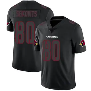 Arizona Cardinals Men's Bernhard Seikovits Limited Jersey - Black Impact