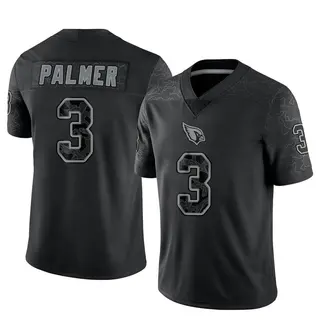 Arizona Cardinals Men's Carson Palmer Limited Reflective Jersey - Black