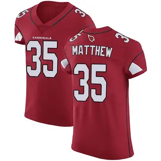 Arizona Cardinals Men's Christian Matthew Elite Team Color Vapor Untouchable Jersey - Red