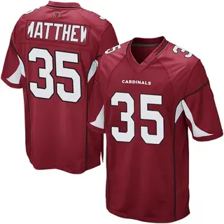 Arizona Cardinals Men's Christian Matthew Game Cardinal Team Color Jersey