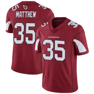 Arizona Cardinals Men's Christian Matthew Limited Cardinal Team Color Vapor Untouchable Jersey