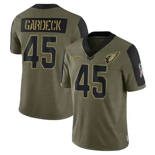 Arizona Cardinals Men's Dennis Gardeck Limited 2021 Salute To Service Jersey - Olive