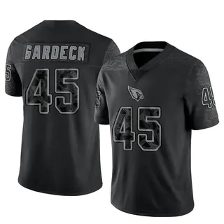 Arizona Cardinals Men's Dennis Gardeck Limited Reflective Jersey - Black