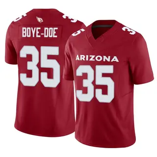 Arizona Cardinals Men's Ekow Boye-Doe Limited Cardinal Vapor F.U.S.E. Jersey