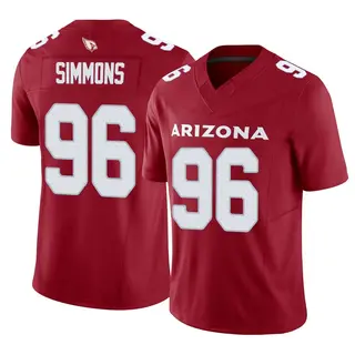 Arizona Cardinals Men's Elijah Simmons Limited Cardinal Vapor F.U.S.E. Jersey