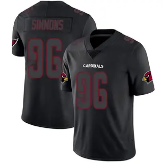 Arizona Cardinals Men's Elijah Simmons Limited Jersey - Black Impact