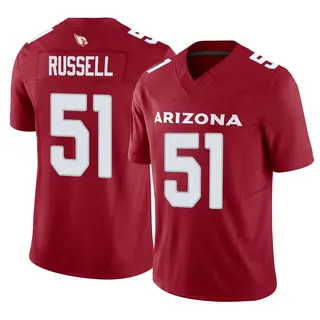 Arizona Cardinals Men's J.J. Russell Limited Cardinal Vapor F.U.S.E. Jersey