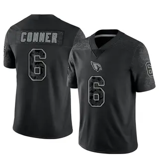 Arizona Cardinals Men's James Conner Limited Reflective Jersey - Black
