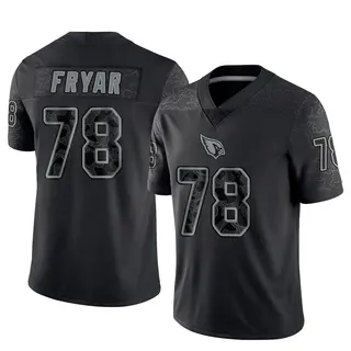 Arizona Cardinals Men's Josh Fryar Limited Reflective Jersey - Black