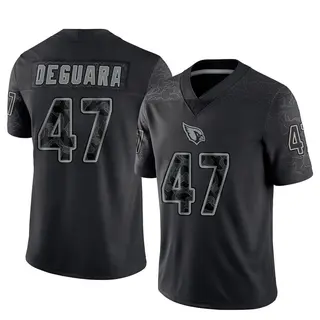 Arizona Cardinals Men's Josiah Deguara Limited Reflective Jersey - Black