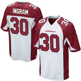 Arizona Cardinals Men's Keaontay Ingram Game Jersey - White