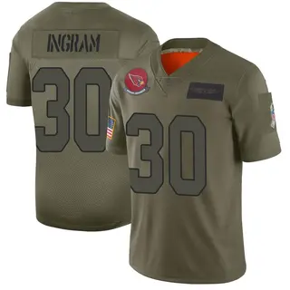 Arizona Cardinals Men's Keaontay Ingram Limited 2019 Salute to Service Jersey - Camo