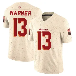 Arizona Cardinals Men's Kurt Warner Limited Natural 2025 Rivalries Collection Jersey
