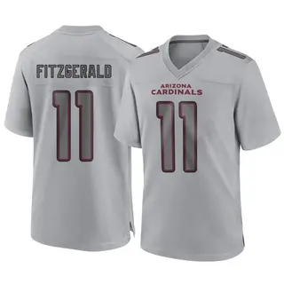 Arizona Cardinals Men's Larry Fitzgerald Game Atmosphere Fashion Jersey - Gray