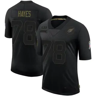 Arizona Cardinals Men's Marquis Hayes Limited 2020 Salute To Service Jersey - Black