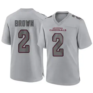 Arizona Cardinals Men's Marquise Brown Game Atmosphere Fashion Jersey - Gray