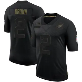 Arizona Cardinals Men's Marquise Brown Limited 2020 Salute To Service Jersey - Black
