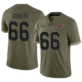 Arizona Cardinals Men's McClendon Curtis Limited 2022 Salute To Service Jersey - Olive
