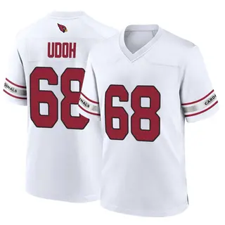 Arizona Cardinals Men's Olisaemeka Udoh Game Jersey - White