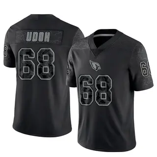 Arizona Cardinals Men's Olisaemeka Udoh Limited Reflective Jersey - Black