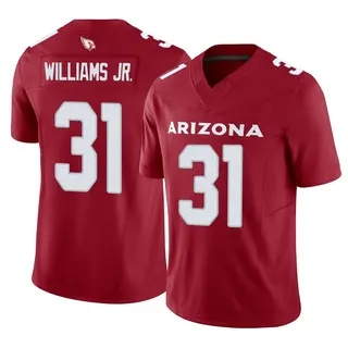 Arizona Cardinals Men's Wydett Williams Jr. Limited Cardinal Vapor F.U.S.E. Jersey