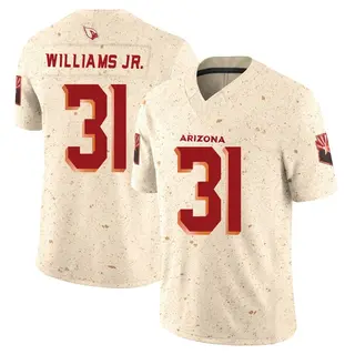 Arizona Cardinals Men's Wydett Williams Jr. Limited Natural 2025 Rivalries Collection Jersey