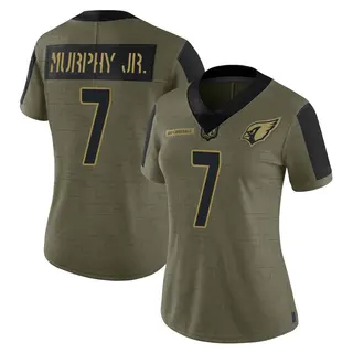 Arizona Cardinals Women's Byron Murphy Jr. Limited 2021 Salute To Service Jersey - Olive