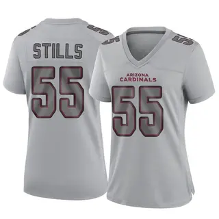 Arizona Cardinals Women's Dante Stills Game Atmosphere Fashion Jersey - Gray