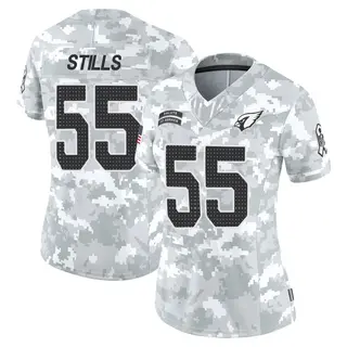 Arizona Cardinals Women's Dante Stills Limited 2024 Salute to Service Jersey - Arctic Camo