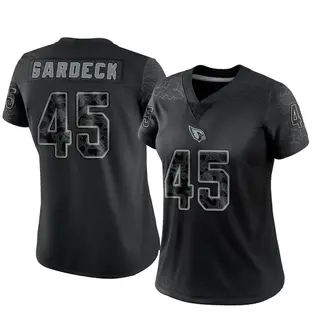 Arizona Cardinals Women's Dennis Gardeck Limited Reflective Jersey - Black