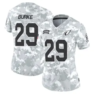 Arizona Cardinals Women's Denzel Burke Limited 2024 Salute to Service Jersey - Arctic Camo