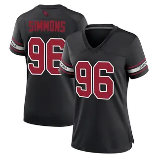 Arizona Cardinals Women's Elijah Simmons Game 2nd Alternate Jersey - Black