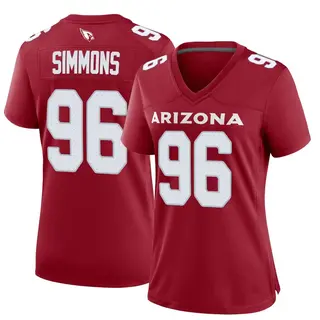 Arizona Cardinals Women's Elijah Simmons Game Cardinal Jersey