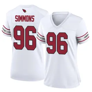 Arizona Cardinals Women's Elijah Simmons Game Jersey - White