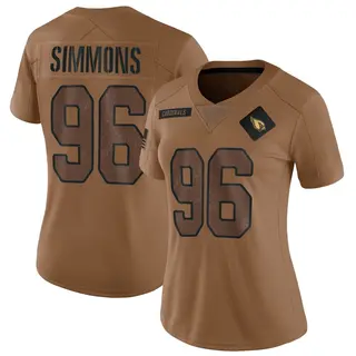 Arizona Cardinals Women's Elijah Simmons Limited 2023 Salute To Service Jersey - Brown