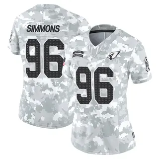 Arizona Cardinals Women's Elijah Simmons Limited 2024 Salute to Service Jersey - Arctic Camo