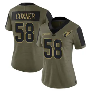 Arizona Cardinals Women's Hayden Conner Limited 2021 Salute To Service Jersey - Olive