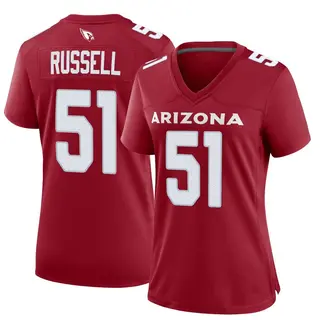 Arizona Cardinals Women's J.J. Russell Game Cardinal Jersey