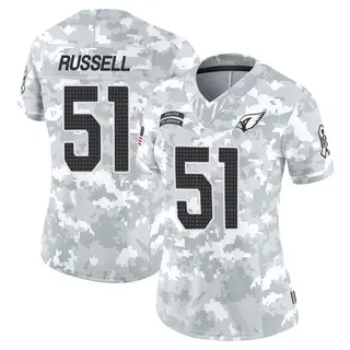 Arizona Cardinals Women's J.J. Russell Limited 2024 Salute to Service Jersey - Arctic Camo