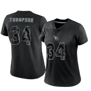 Arizona Cardinals Women's Jalen Thompson Limited Reflective Jersey - Black