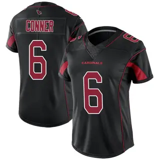 Arizona Cardinals Women's James Conner Limited Color Rush Jersey - Black