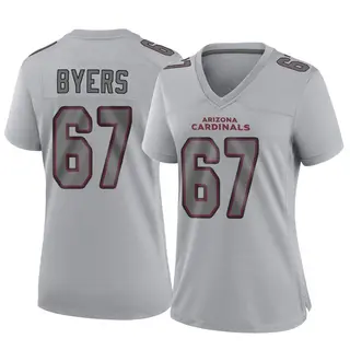 Arizona Cardinals Women's Jeremiah Byers Game Atmosphere Fashion Jersey - Gray