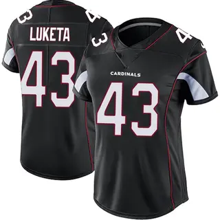 Arizona Cardinals Women's Jesse Luketa Limited Vapor Untouchable Jersey - Black