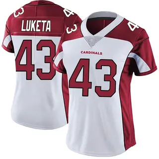 Arizona Cardinals Women's Jesse Luketa Limited Vapor Untouchable Jersey - White