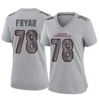 Arizona Cardinals Women's Josh Fryar Game Atmosphere Fashion Jersey - Gray