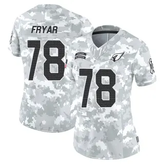 Arizona Cardinals Women's Josh Fryar Limited 2024 Salute to Service Jersey - Arctic Camo