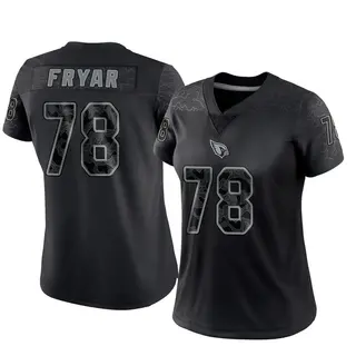 Arizona Cardinals Women's Josh Fryar Limited Reflective Jersey - Black