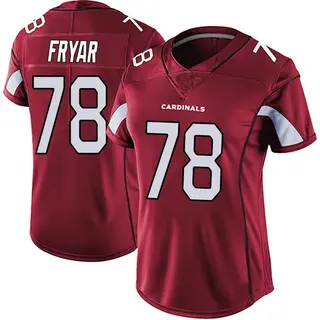 Arizona Cardinals Women's Josh Fryar Limited Vapor Team Color Untouchable Jersey - Red