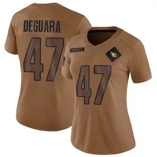 Arizona Cardinals Women's Josiah Deguara Limited 2023 Salute To Service Jersey - Brown