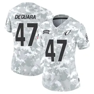 Arizona Cardinals Women's Josiah Deguara Limited 2024 Salute to Service Jersey - Arctic Camo